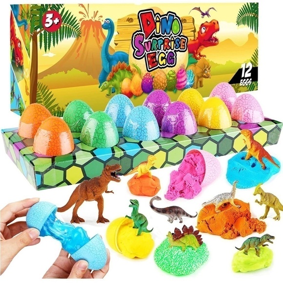 Other - Brand New Dinosaur Surprise Toy Inside Eggs Science Stem Activities Easter Gift